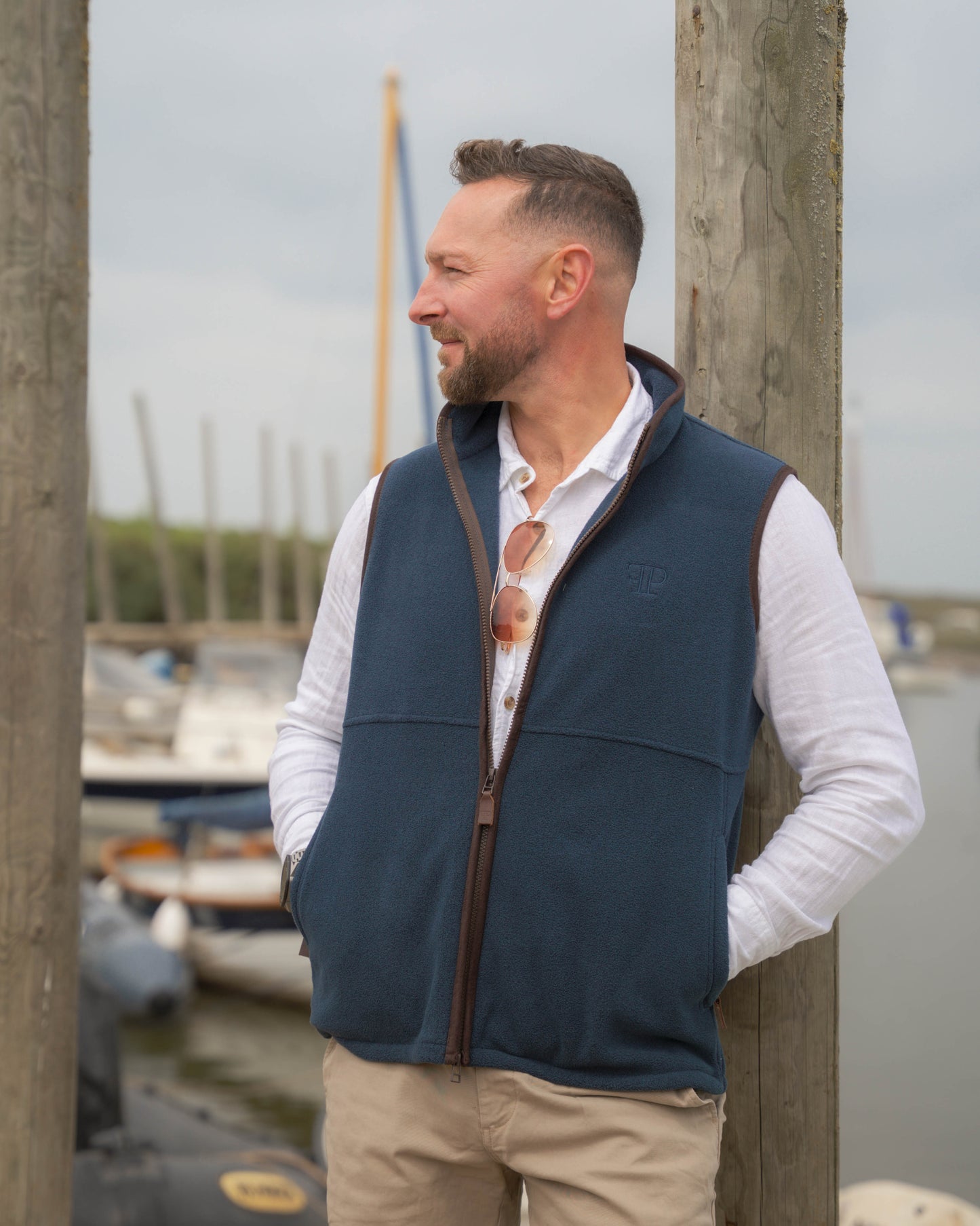 The Sandringham Gilet - Mens - Denim