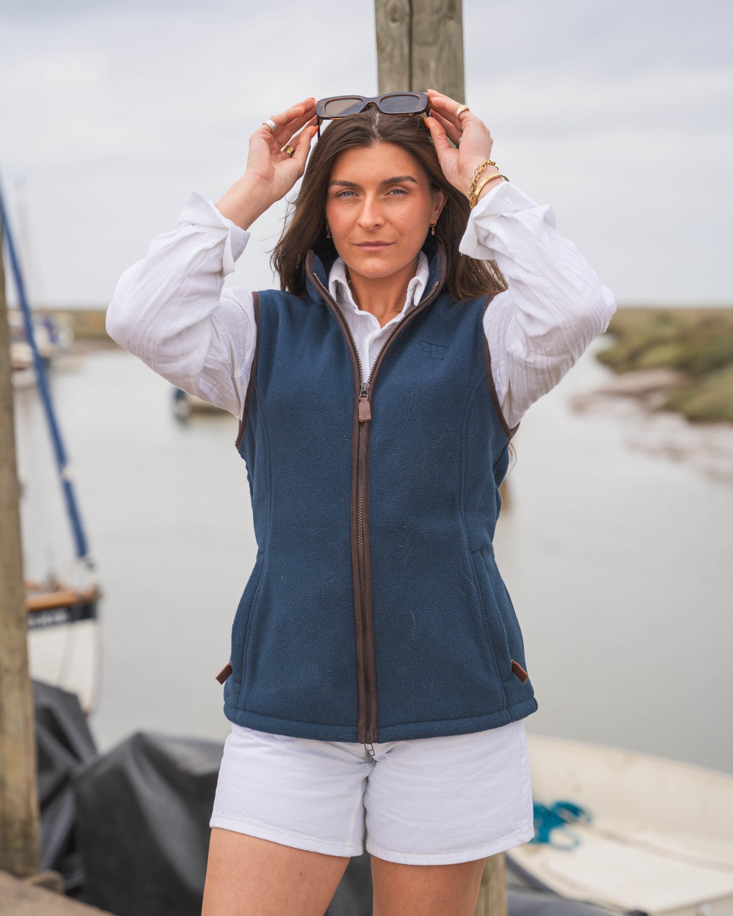 The Sandringham Gilet - Womens - Denim