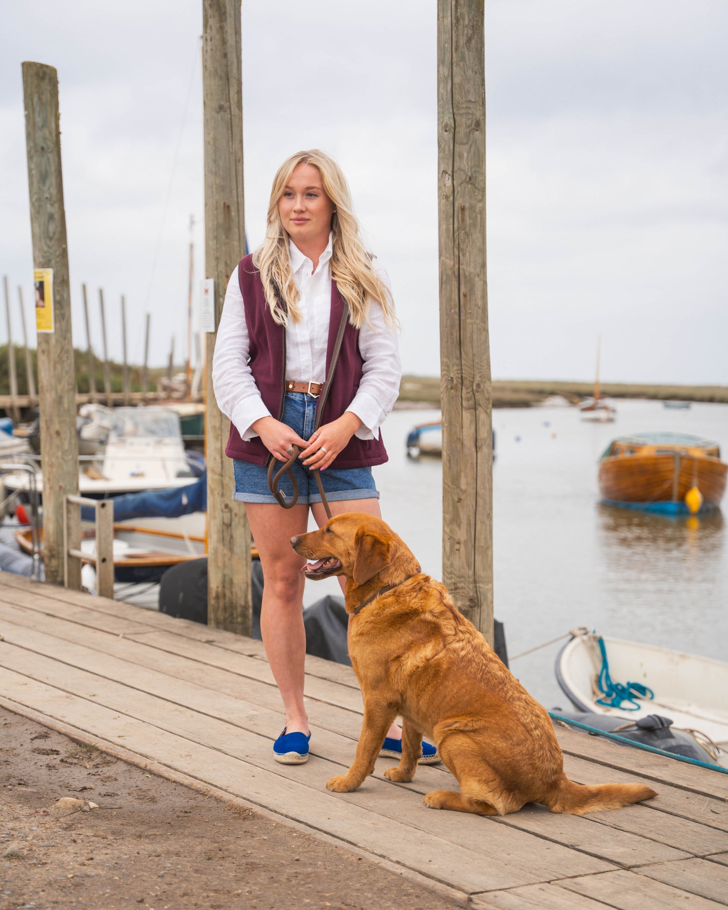 The Sandringham Gilet - Womens - Wine