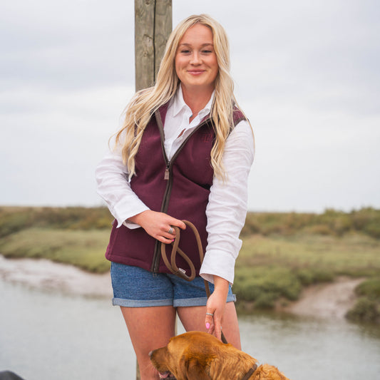 The Sandringham Gilet - Womens - Wine