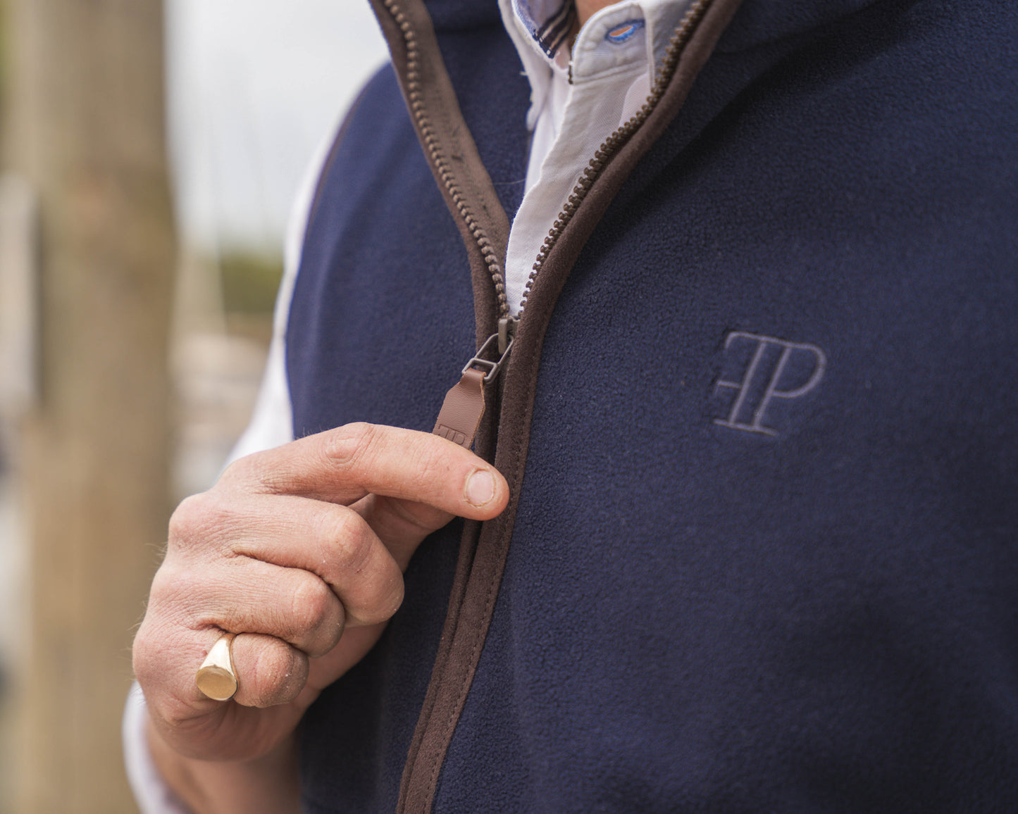 The Sandringham Gilet - Mens - Navy