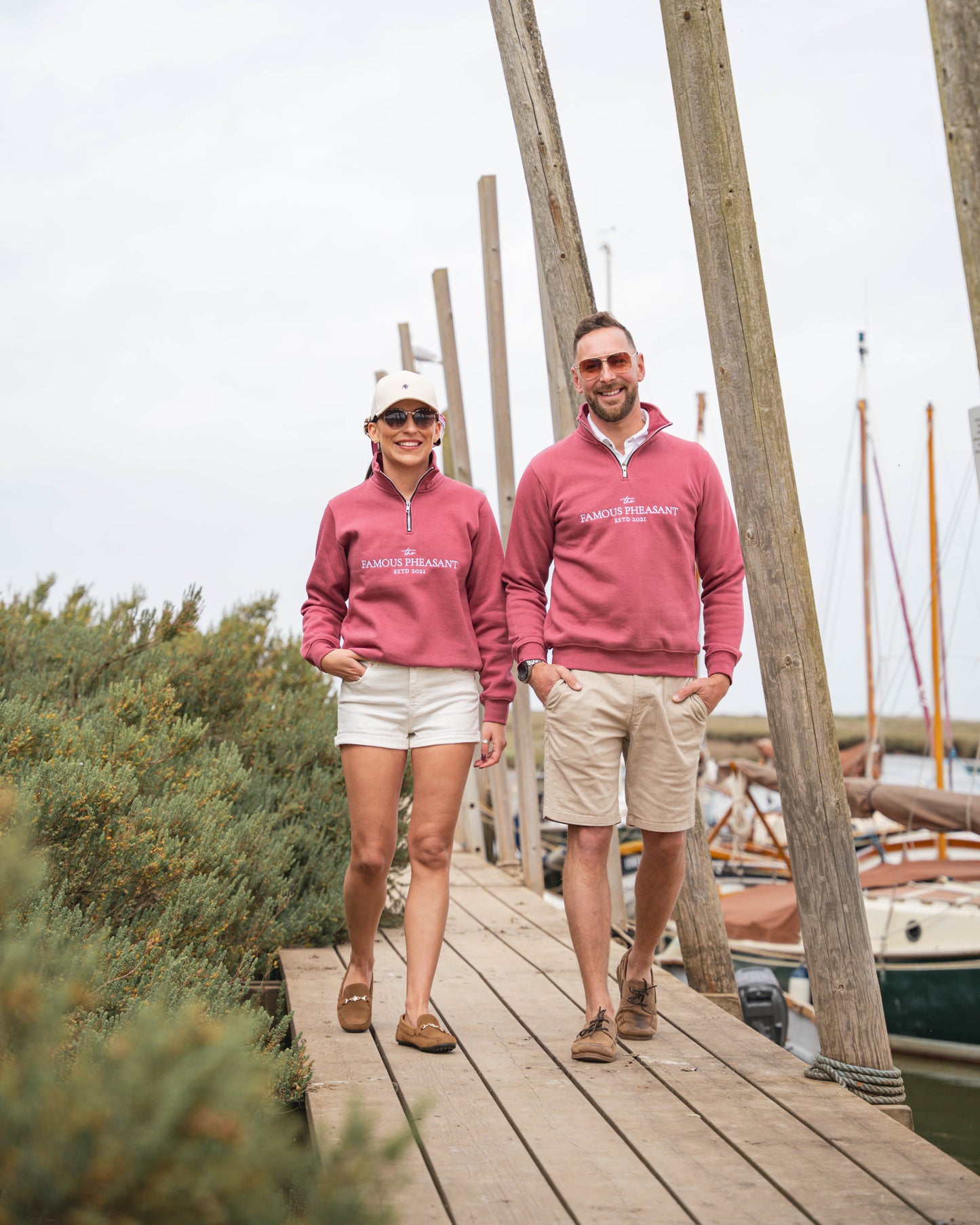 The Deluxe 1/4 Zip - Womens - Berry