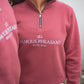 The Deluxe 1/4 Zip - Womens - Berry