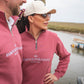 The Deluxe 1/4 Zip - Womens - Berry