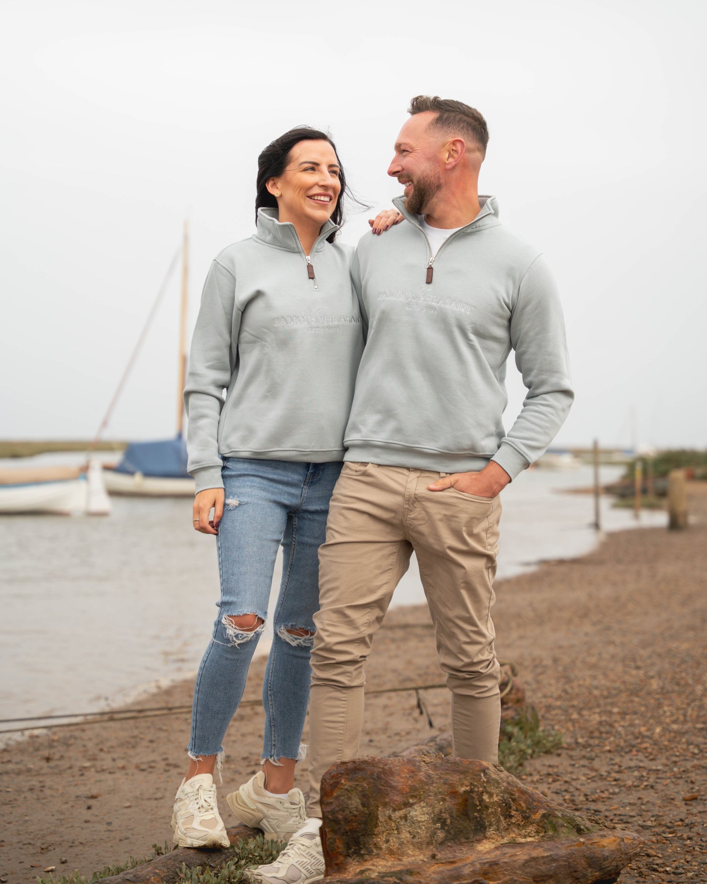 The Felbrigg 1/4 Zip - Womens - Sky Blue
