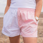 The Harlequin Rugby Shorts - Womens - Pink & White