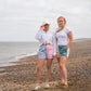 The Harlequin Rugby Shorts - Womens - Pink & White