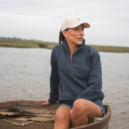 The Felbrigg 1/4 Zip - Womens - Midnight Navy