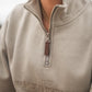 The Felbrigg 1/4 Zip - Womens - Sage Green