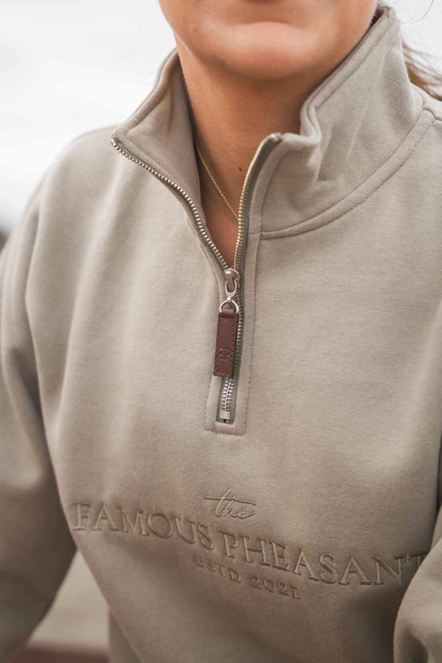 The Felbrigg 1/4 Zip - Womens - Sage Green