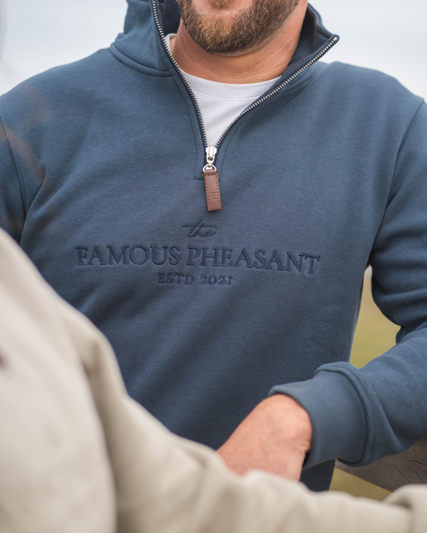 The Felbrigg 1/4 Zip - Mens - Midnight Navy