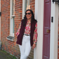 The Sandringham Gilet - Womens - Wine