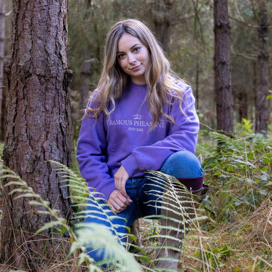 The Royal Norfolk Sweatshirt - Womens - Lilac